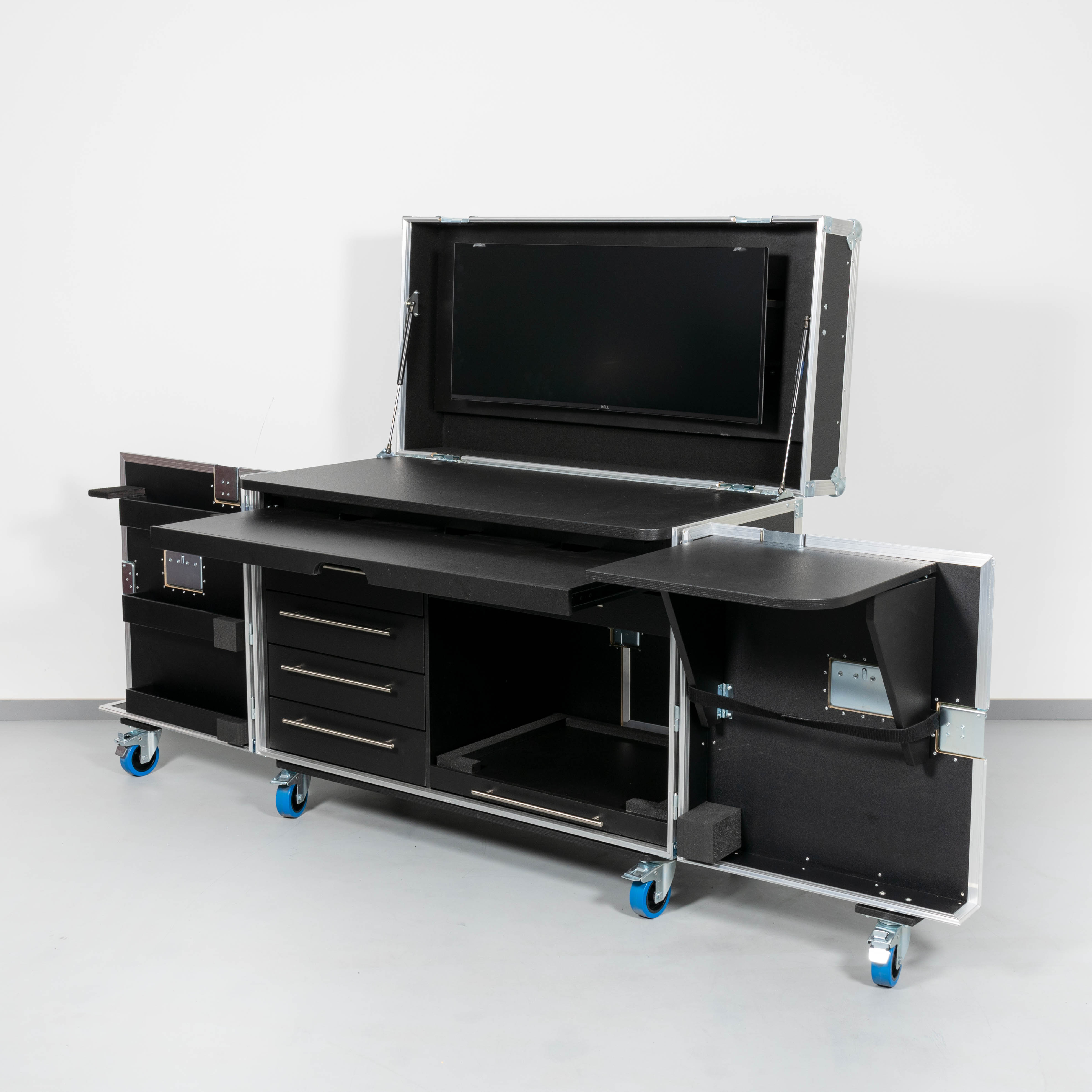 Toolcase mit Schubladen und Druckerauszug 120cm Breite