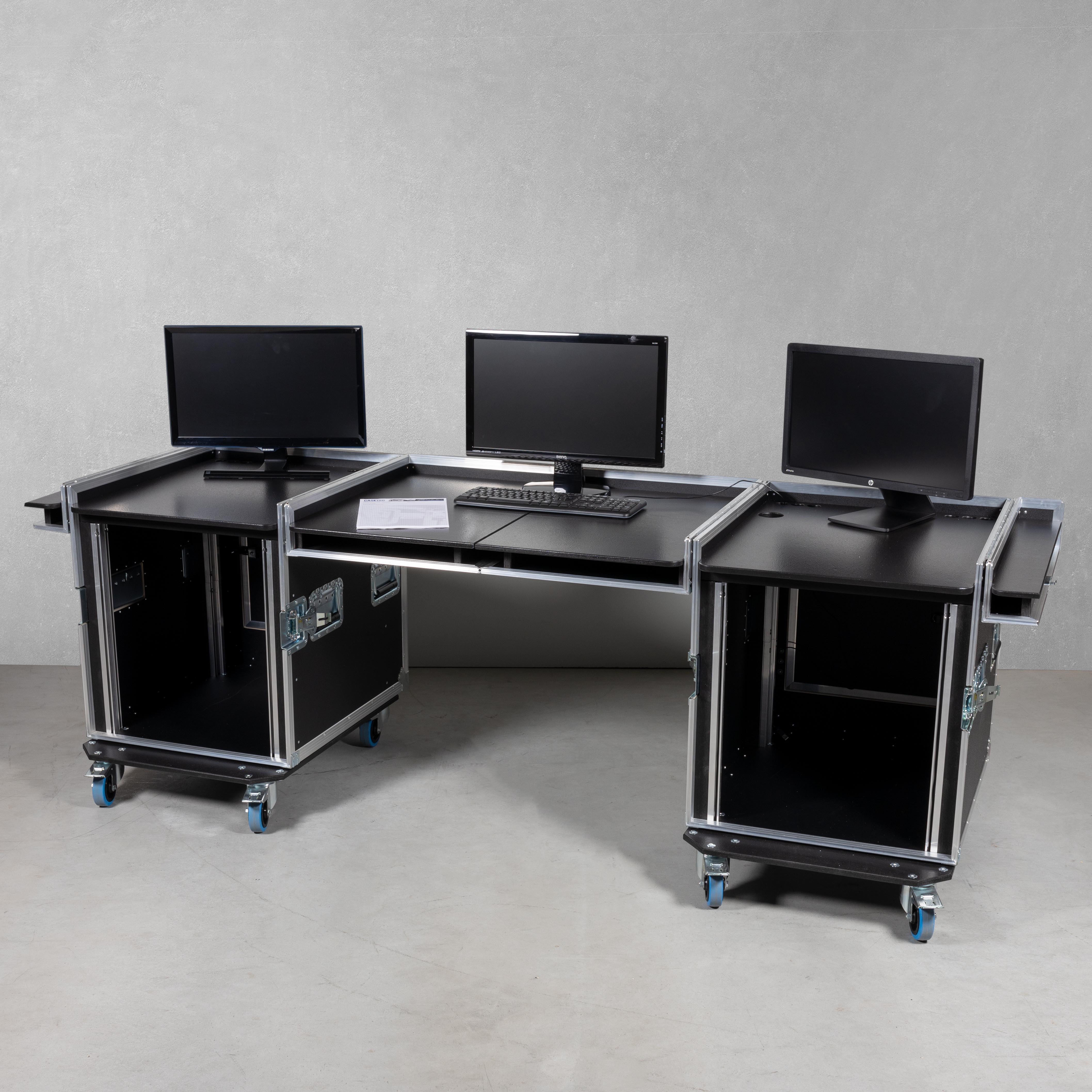 Office Case/Mobile Regie 19" 12HE ohne Schubladen (linke + rechte Seite) Office Case/Mobile Regie 19" 12HE ohne Schubladen (linke + rechte Seite)