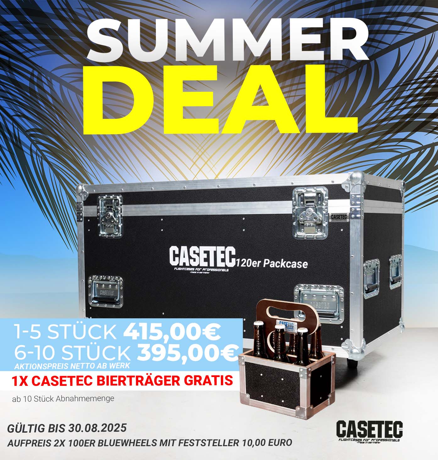 Casetec Summer Deal 2025 120er Packcase Typ B2(Heavy Duty) 