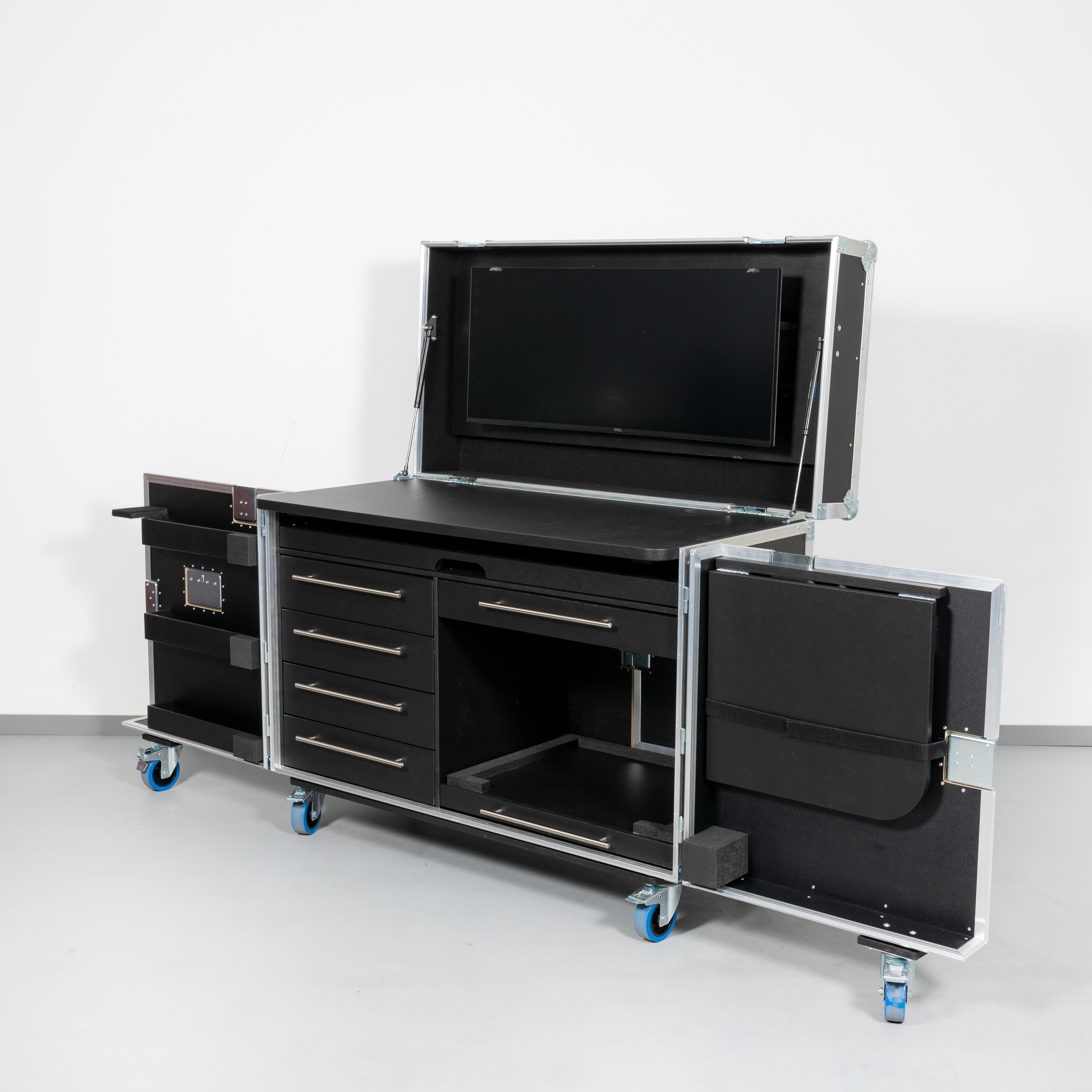Toolcase mit Schubladen und Druckerauszug 120cm Breite