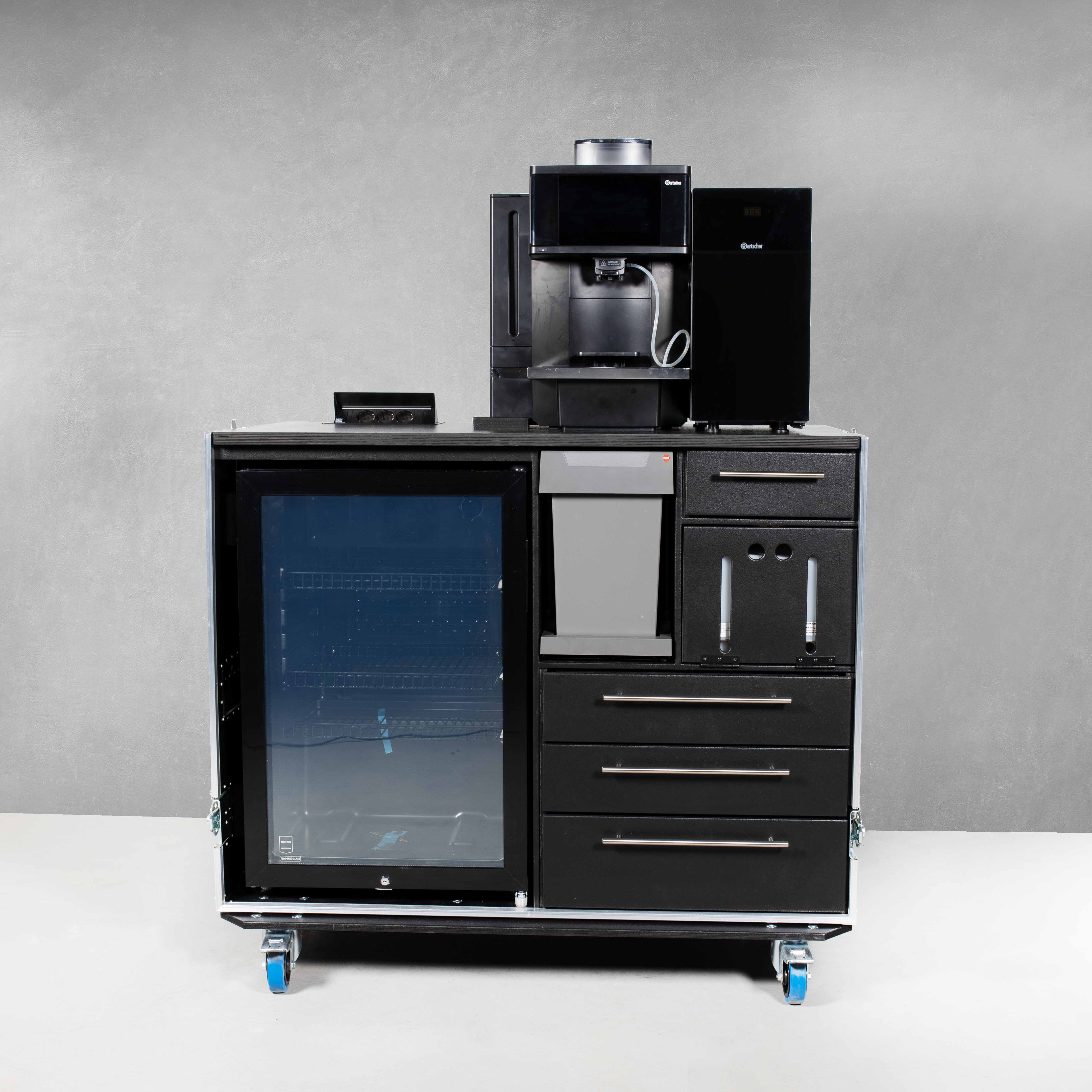 Kaffeecase / Kühlschrankcase mit Arbeitsfläche 