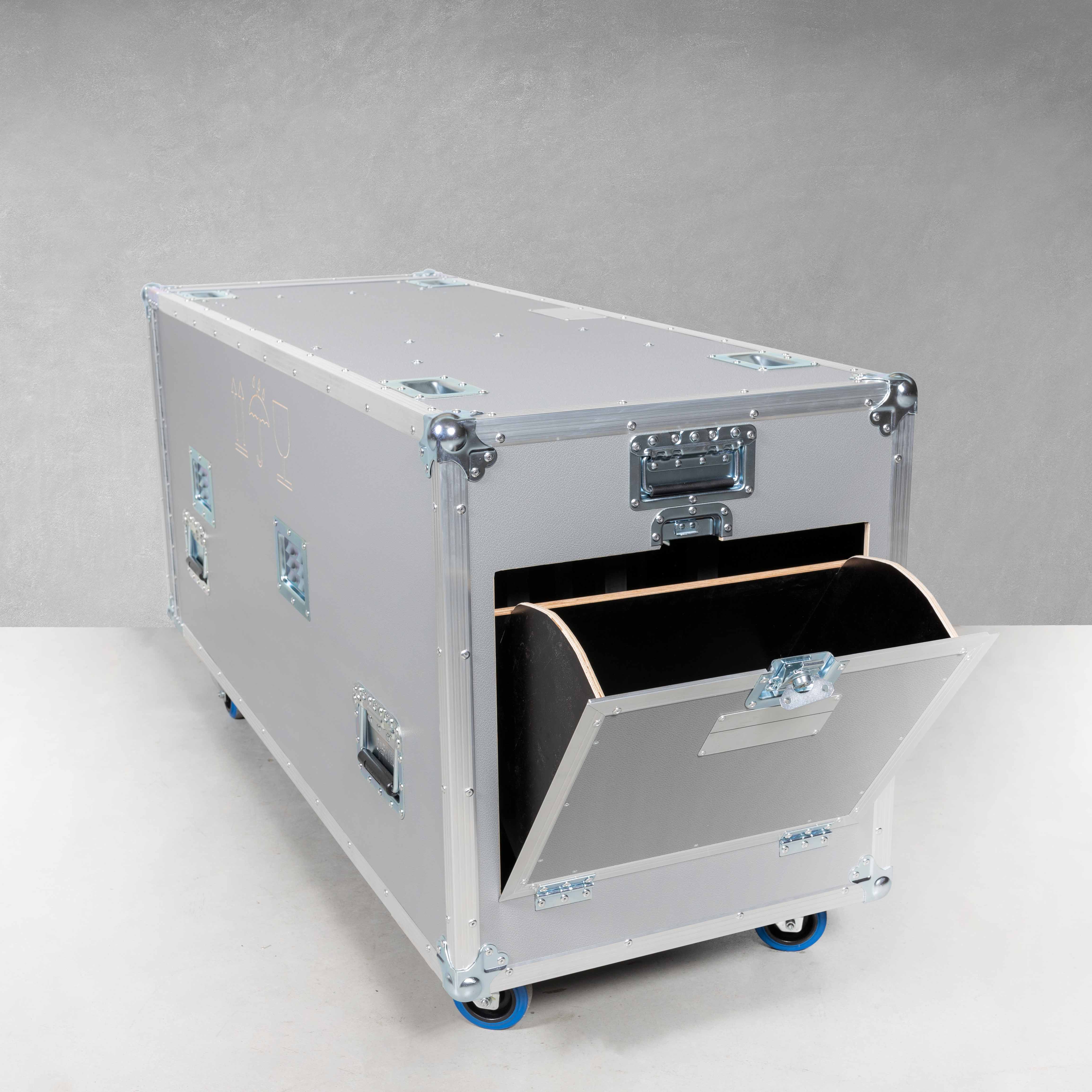 Push-Pull Flightcase für 4x 100x50cm LED-Module INFILED AR3.9plus