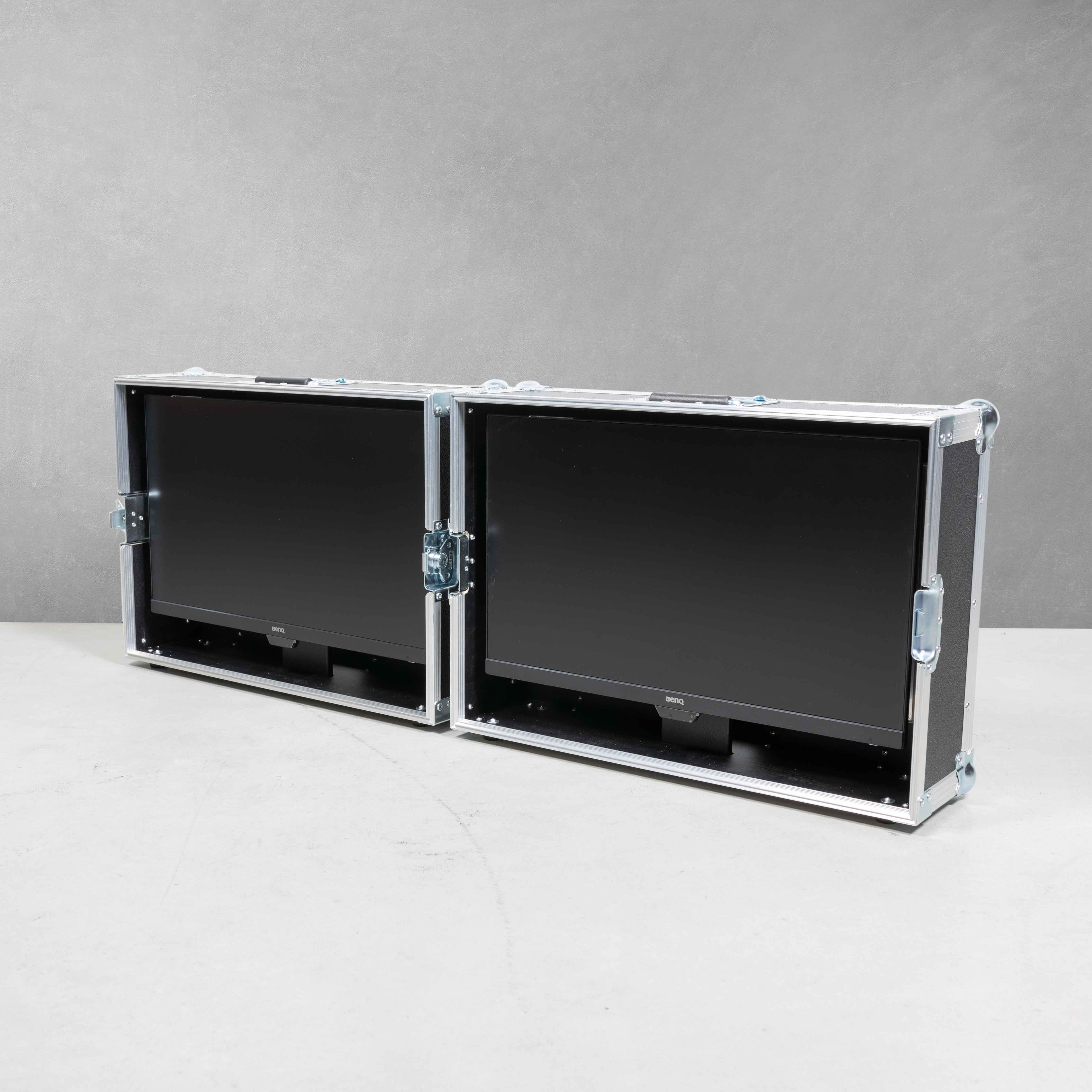 Doppel-Flightcase für Videovorschaumonitore 24" Doppel-Flightcase für Videovorschaumonitore 24"