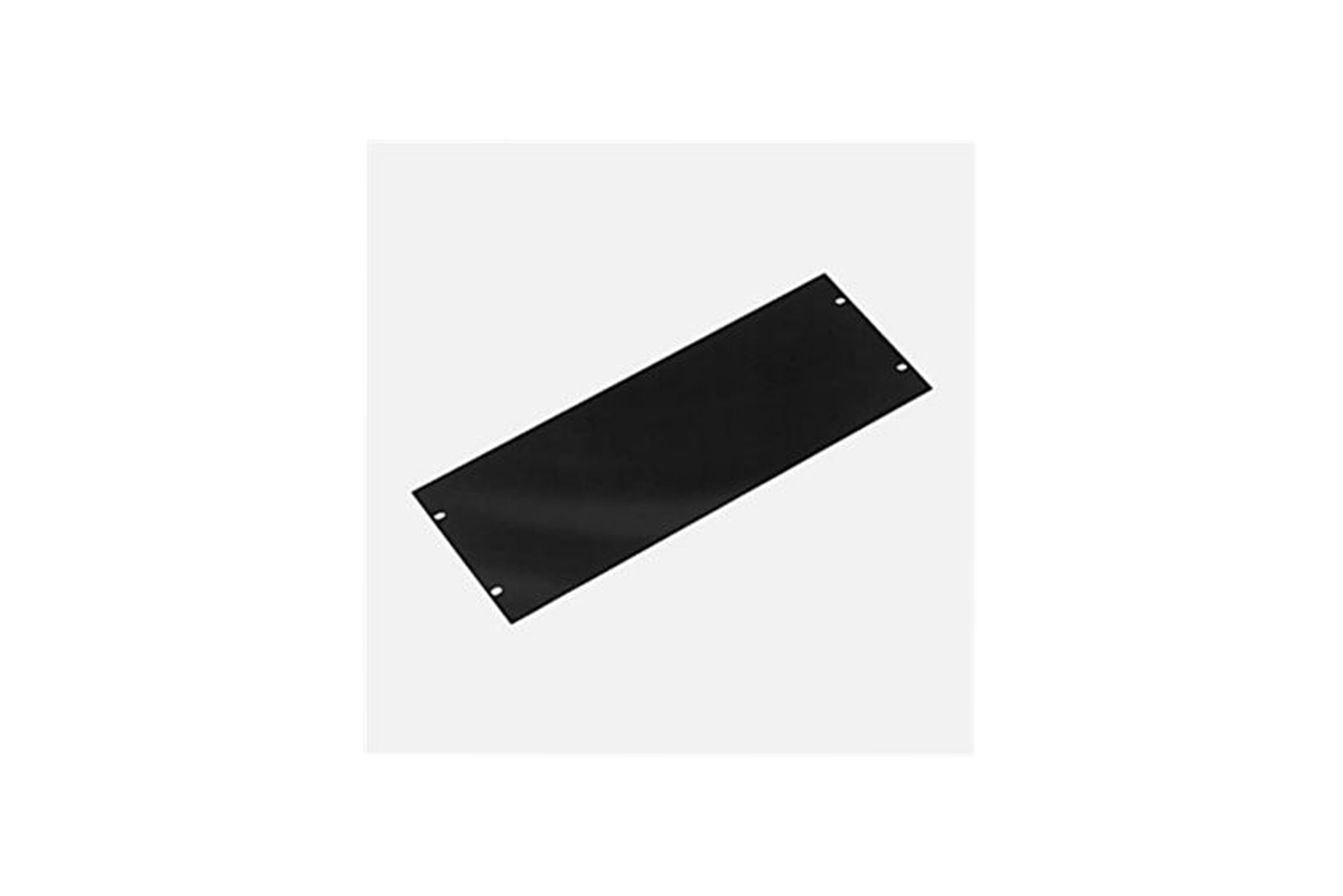 Penn Elcom 4HE 19” Aluminium Rackblende, 3mm, Schwarz