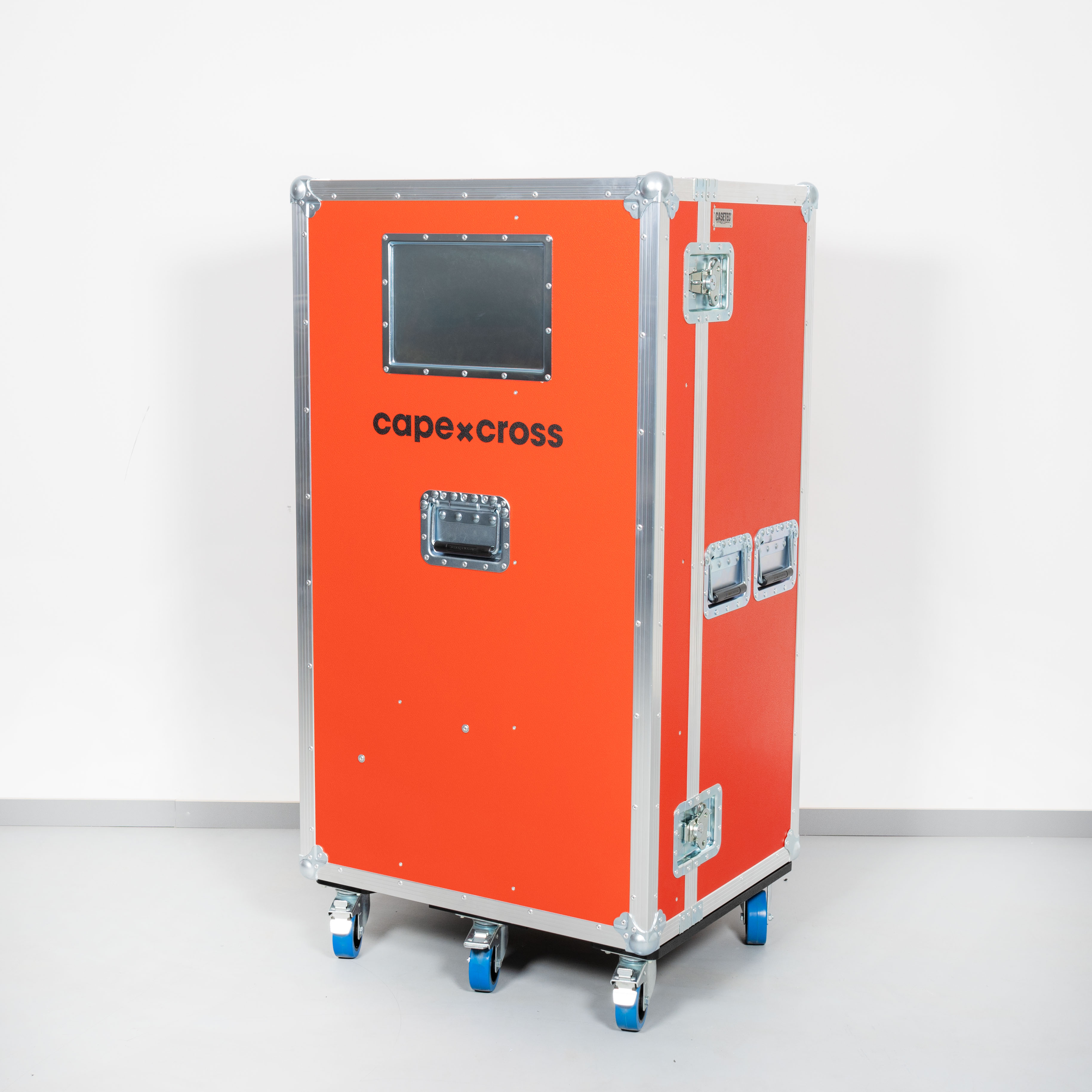 Schrankcase für 5 Euroboxen (Kunststoffboxen) V.2 WAWI Rack & Case Gr. L (ohne Tisch im Deckel)