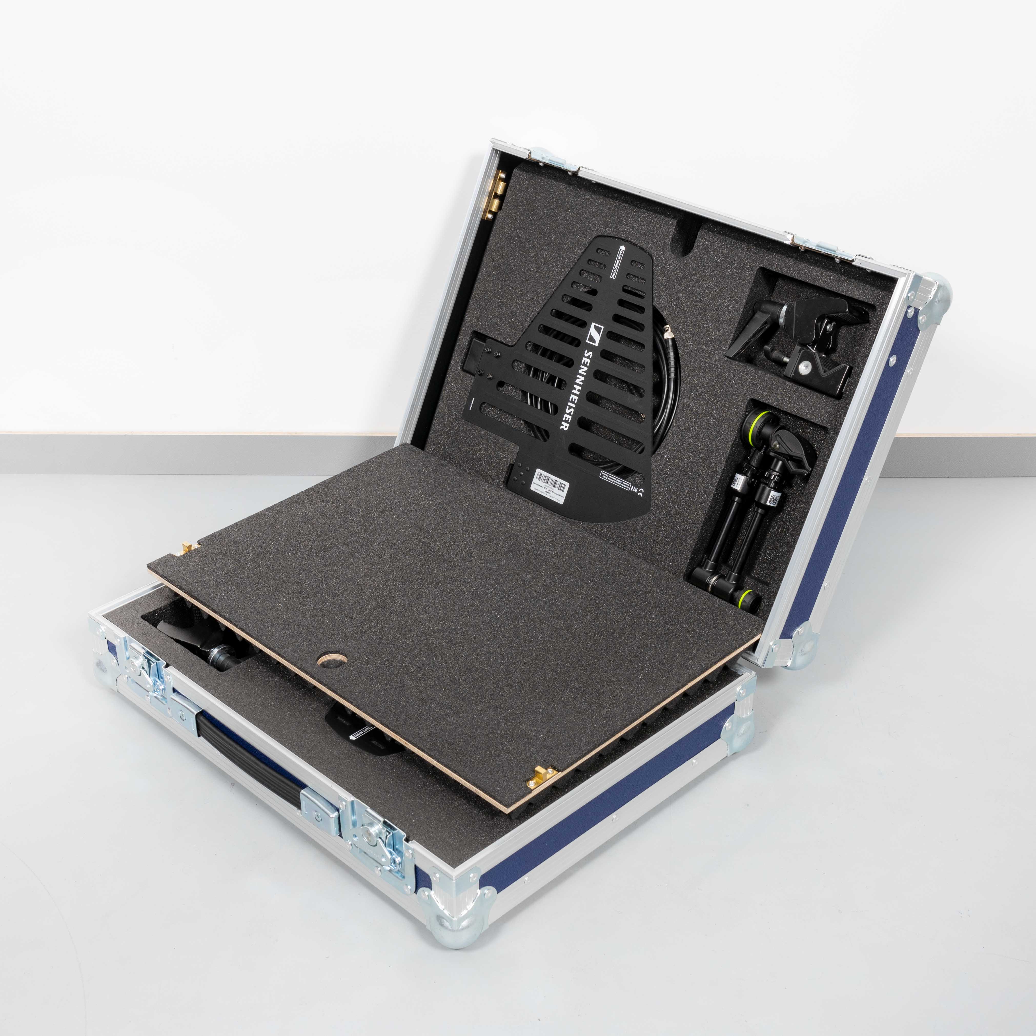 Koffer für zwei Sennheiser ADP UHF Antennen (470-1075MHZ) und Zubehör