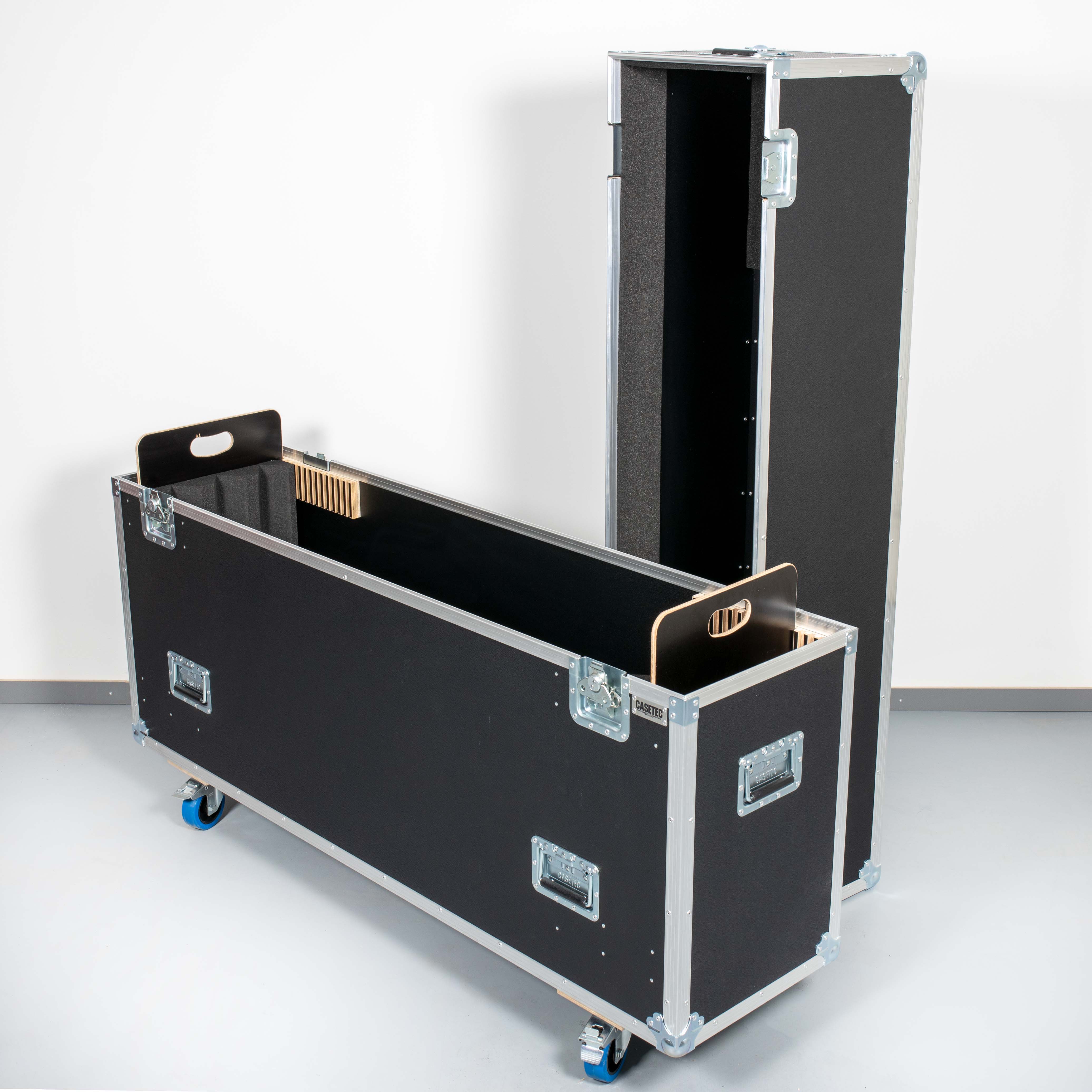 Universal-Flightcase Eco für 1-3 Slim Flachbildschirme 50"-60"