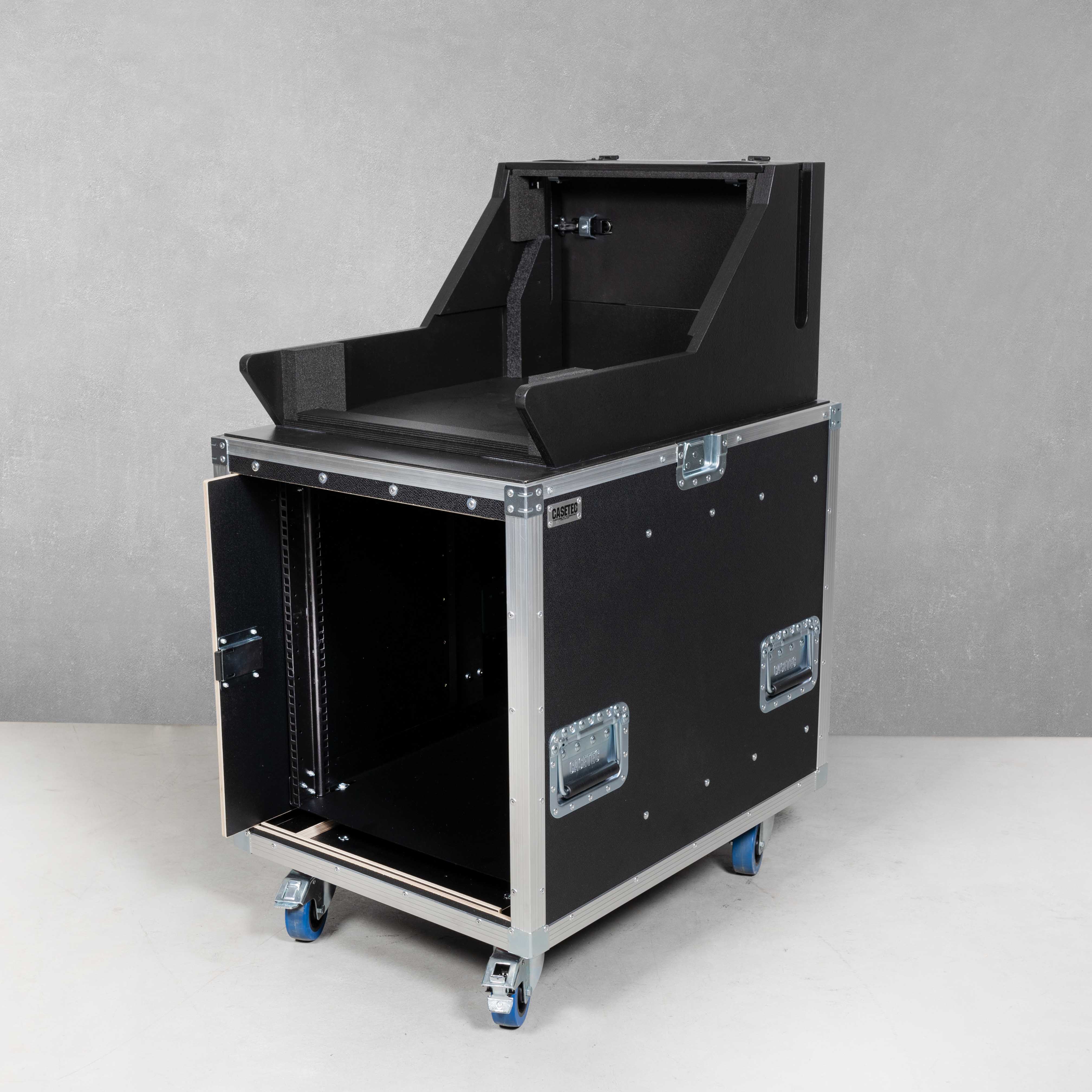 19" SID Rack 12HE mit 19" Top für Allen&Heath dLive CTi1500 ohne Rackmount Kit 19" SID Rack 12HE mit 19" Top für Allen&Heath dLive CTi1500 ohne Rackmount Kit