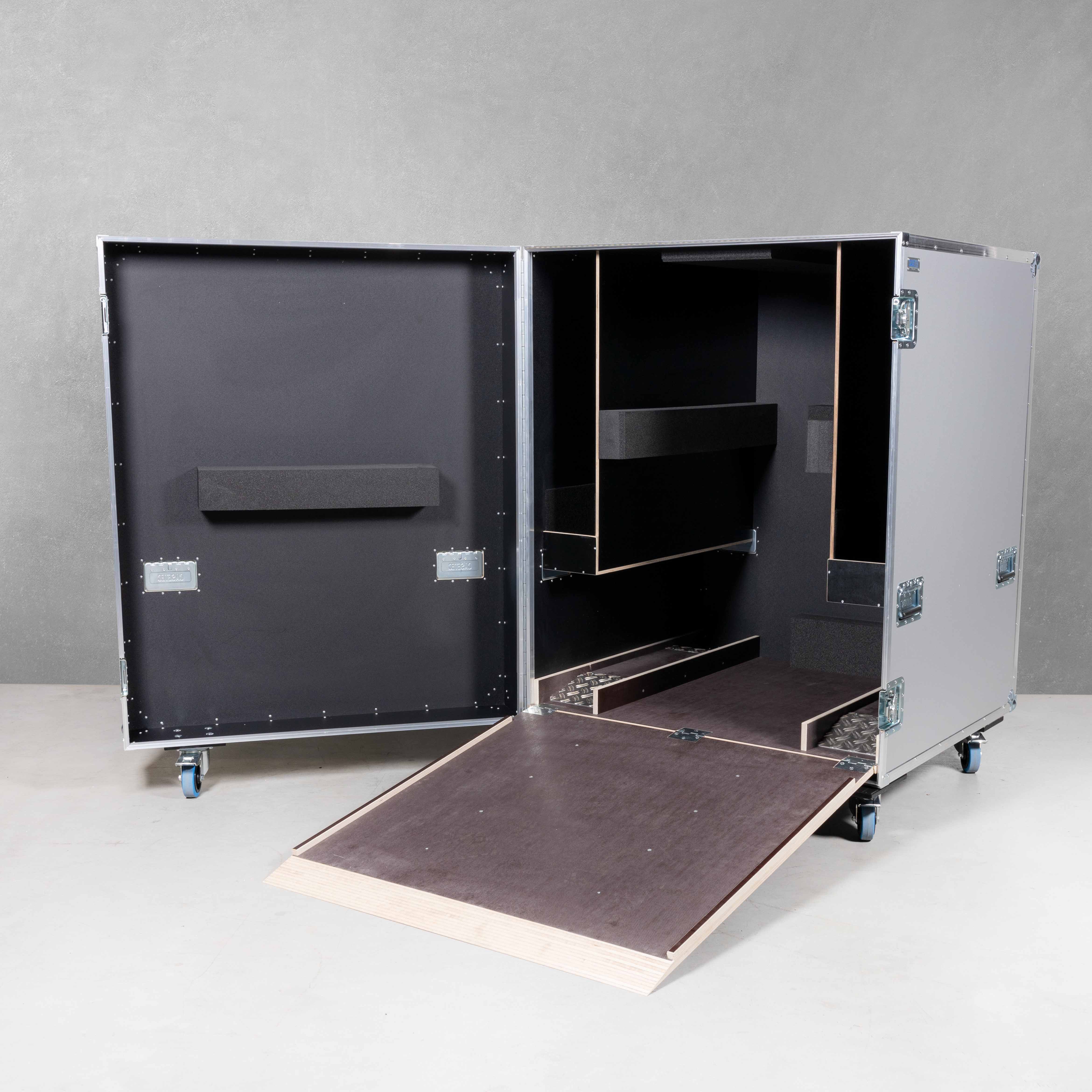 Flightcase  für Cartoni P70 Steering Set mit Stativkopf Master 40