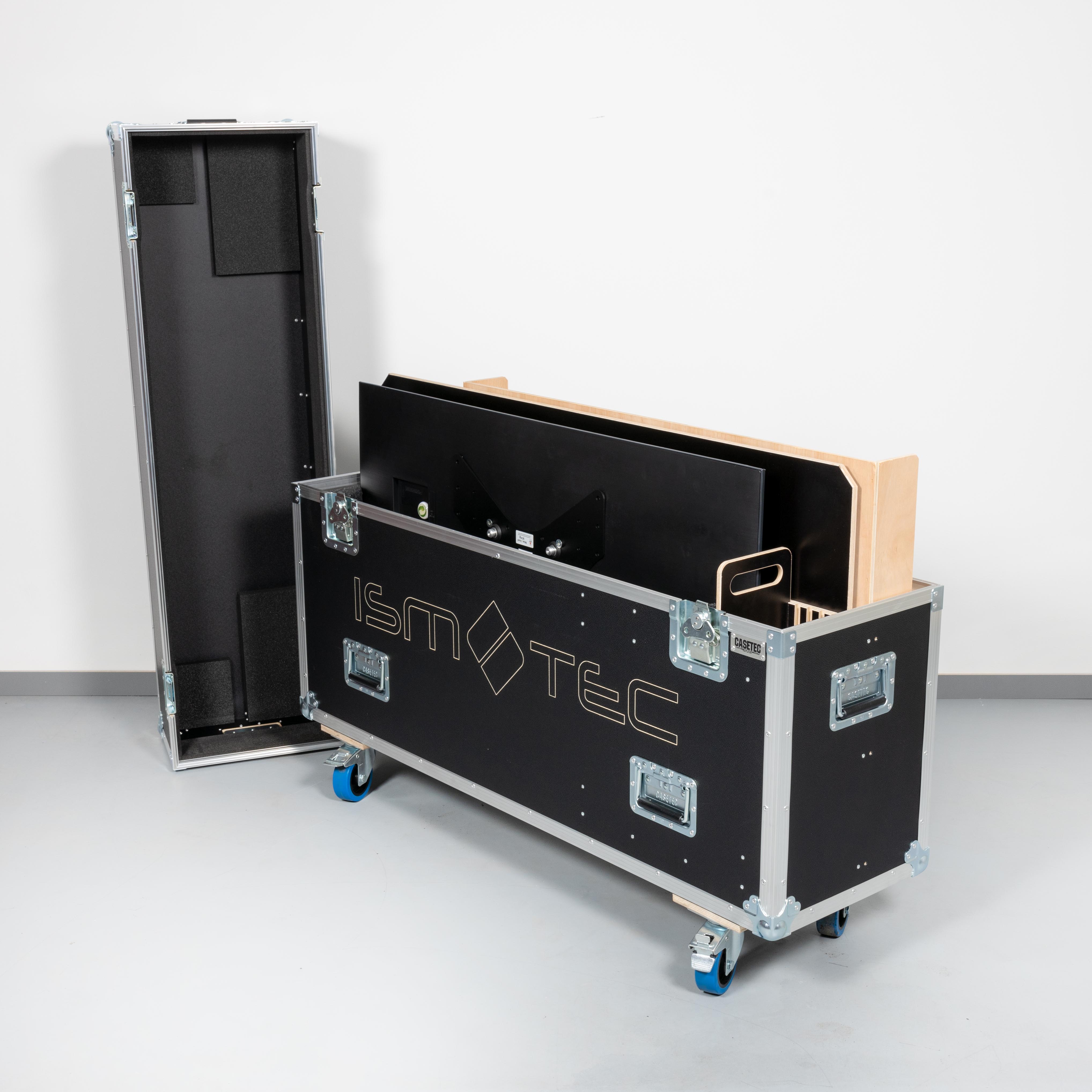 Universal-Haubencase für ein 42-55" Slim Display und Audipack Stand 900