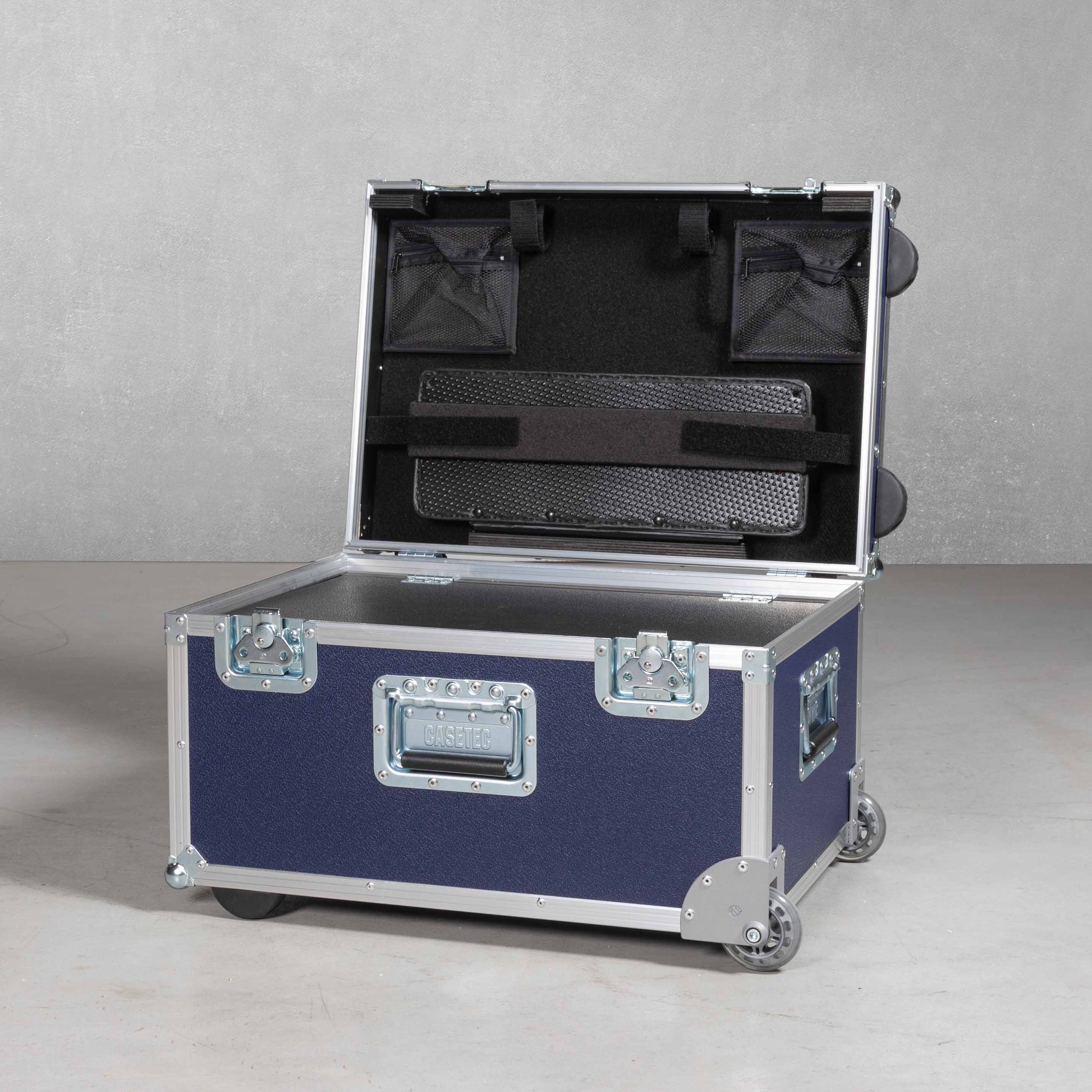 Toolkoffer Profi mit eingelassenem Trolleyausziehgriff mit Laptopfach im Unterteil V.2 Toolkoffer Profi mit eingelassenem Trolleyausziehgriff mit Laptopfach im Unterteil V.2