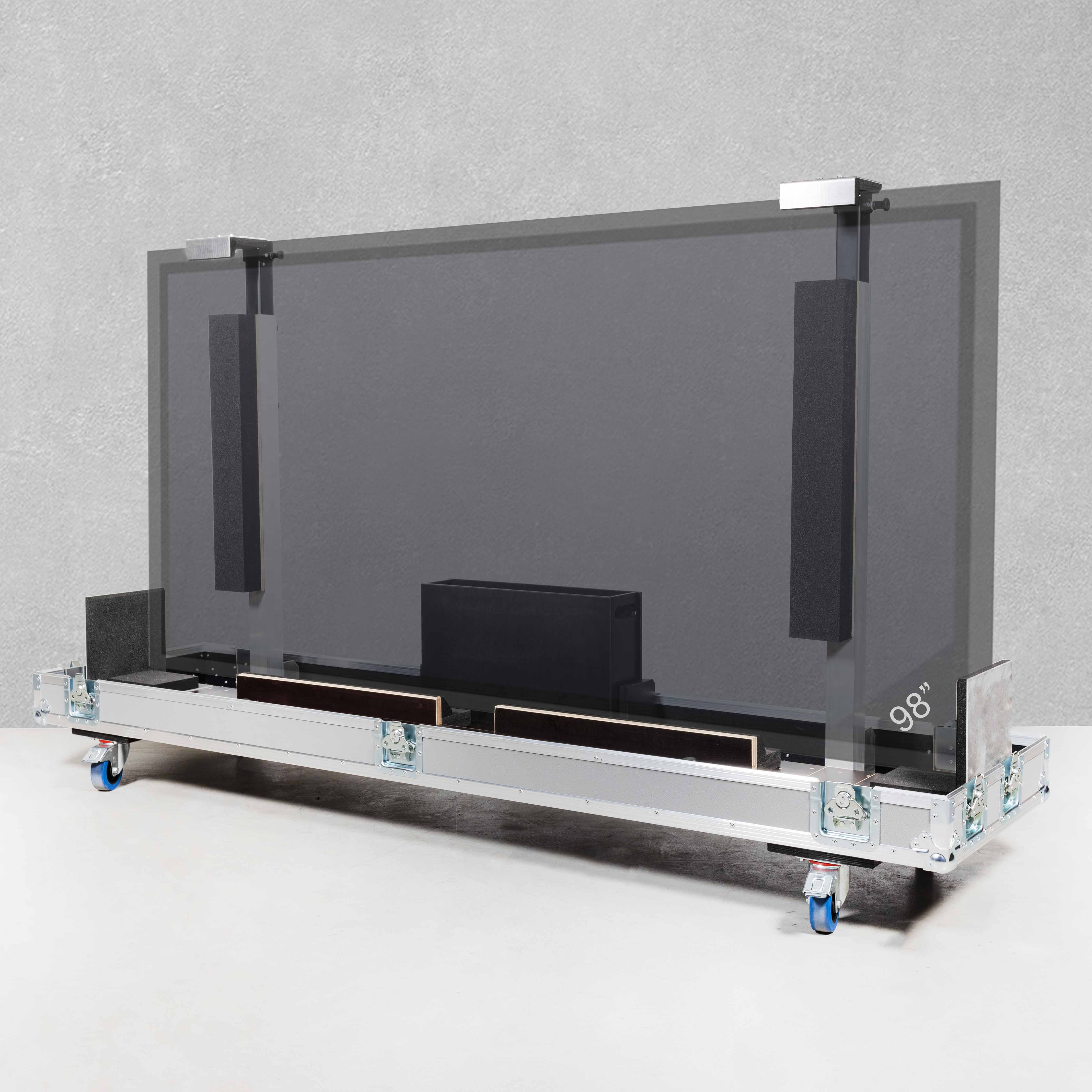 Leichtbau Universal Haubencase für einen Flachbildschirm 80" -  100" 