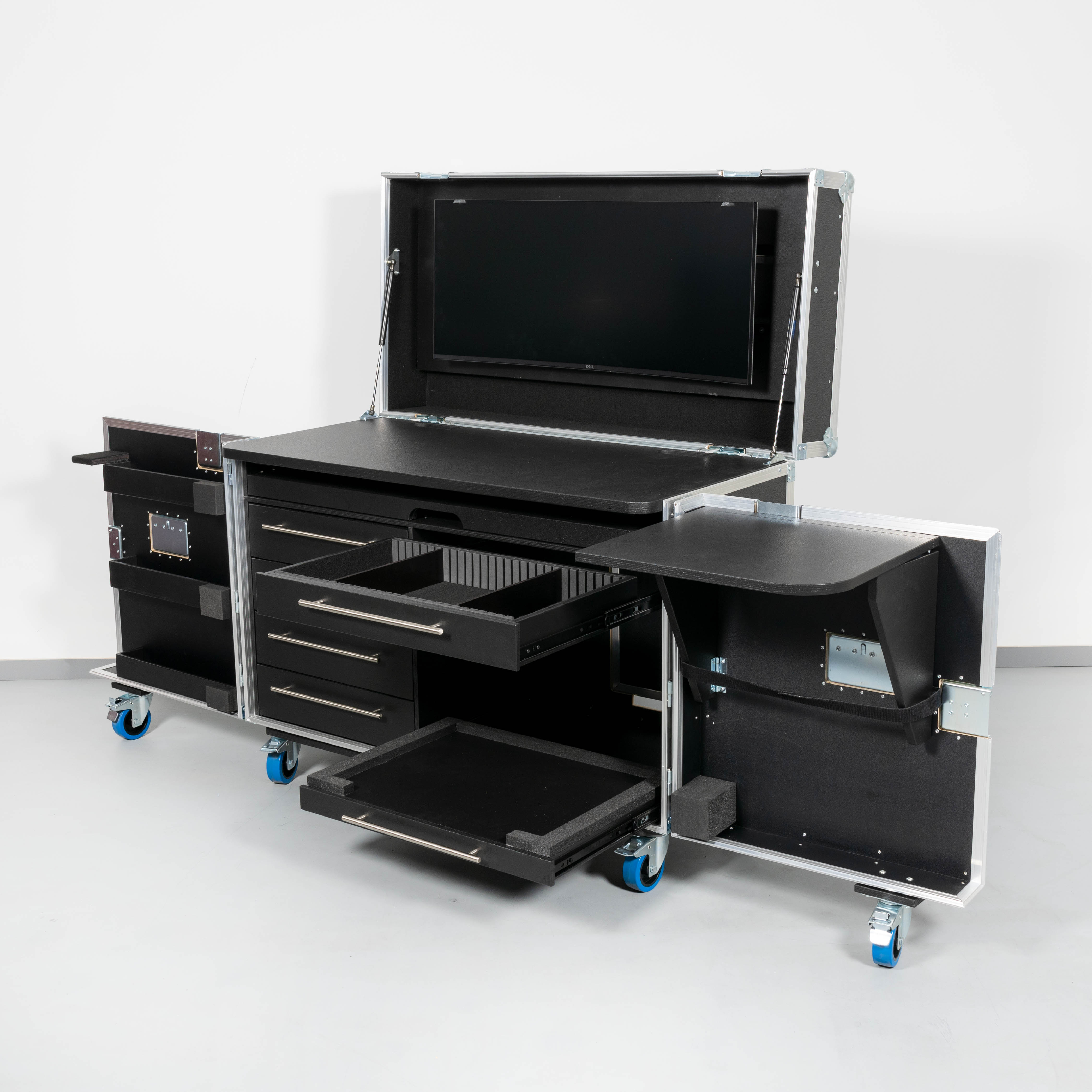Toolcase mit Schubladen und Druckerauszug 120cm Breite