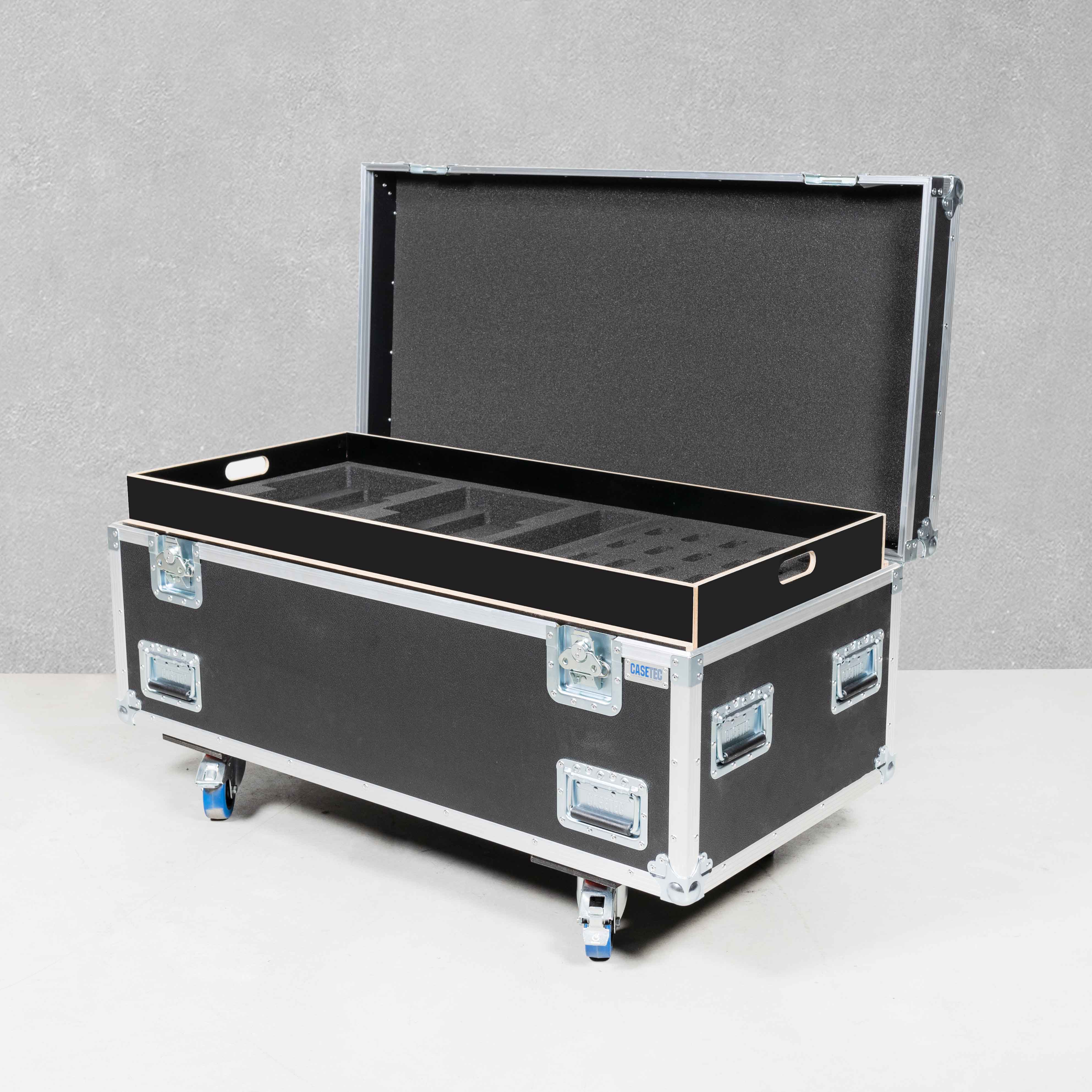 Flightcase für Shure Microflex Complete Wireless MXCW640 System