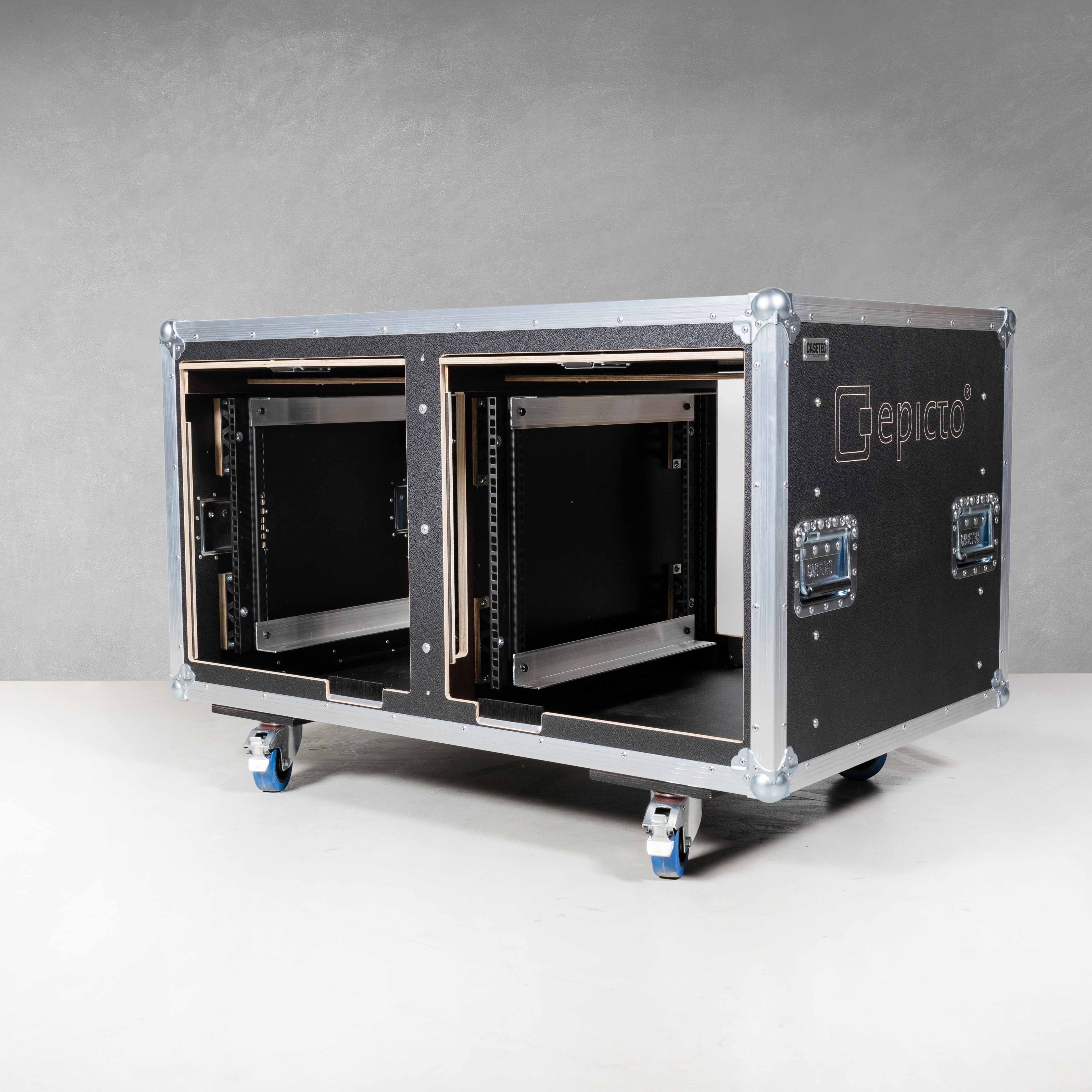 19" SID Rack 10HE 80er Tiefe Doppel 19" 19" SID Rack 10HE 80er Tiefe Doppel 19"