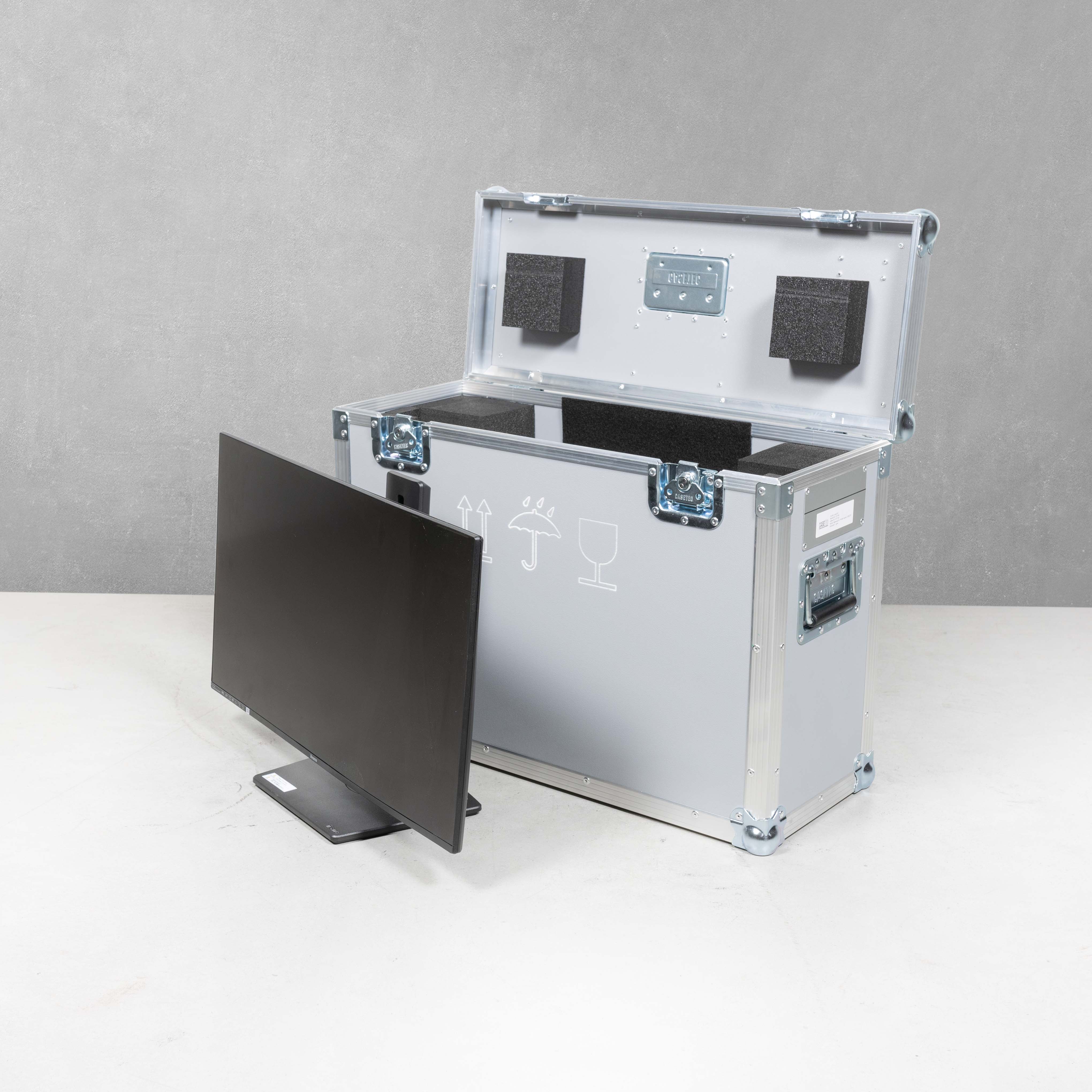 Flightcase für ein 27" Display Prolite Iiyama XUB2797UHSNP-B1 
