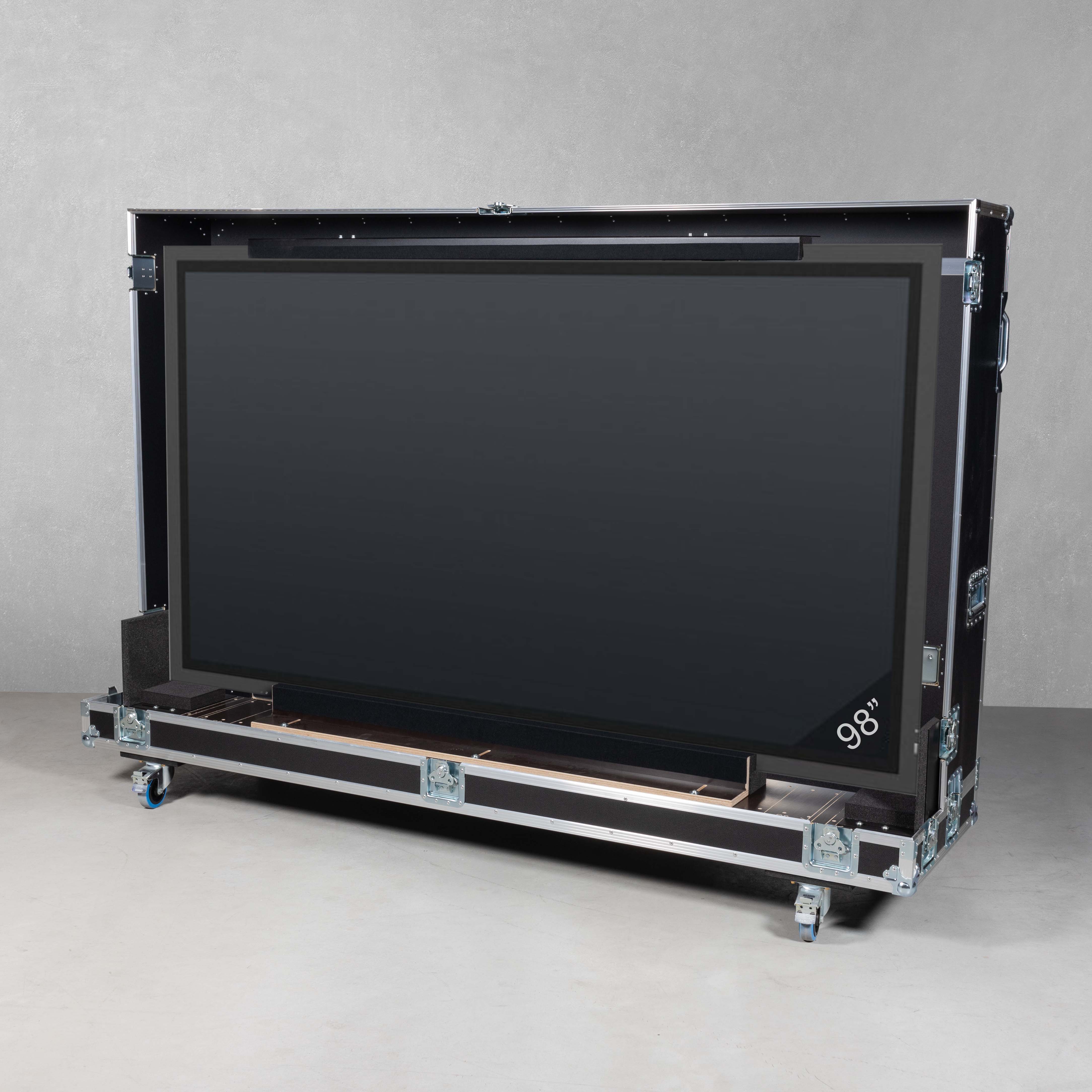 Universal Flightcase für 80"-100" Displays Universal Flightcase für 80"-100" Displays