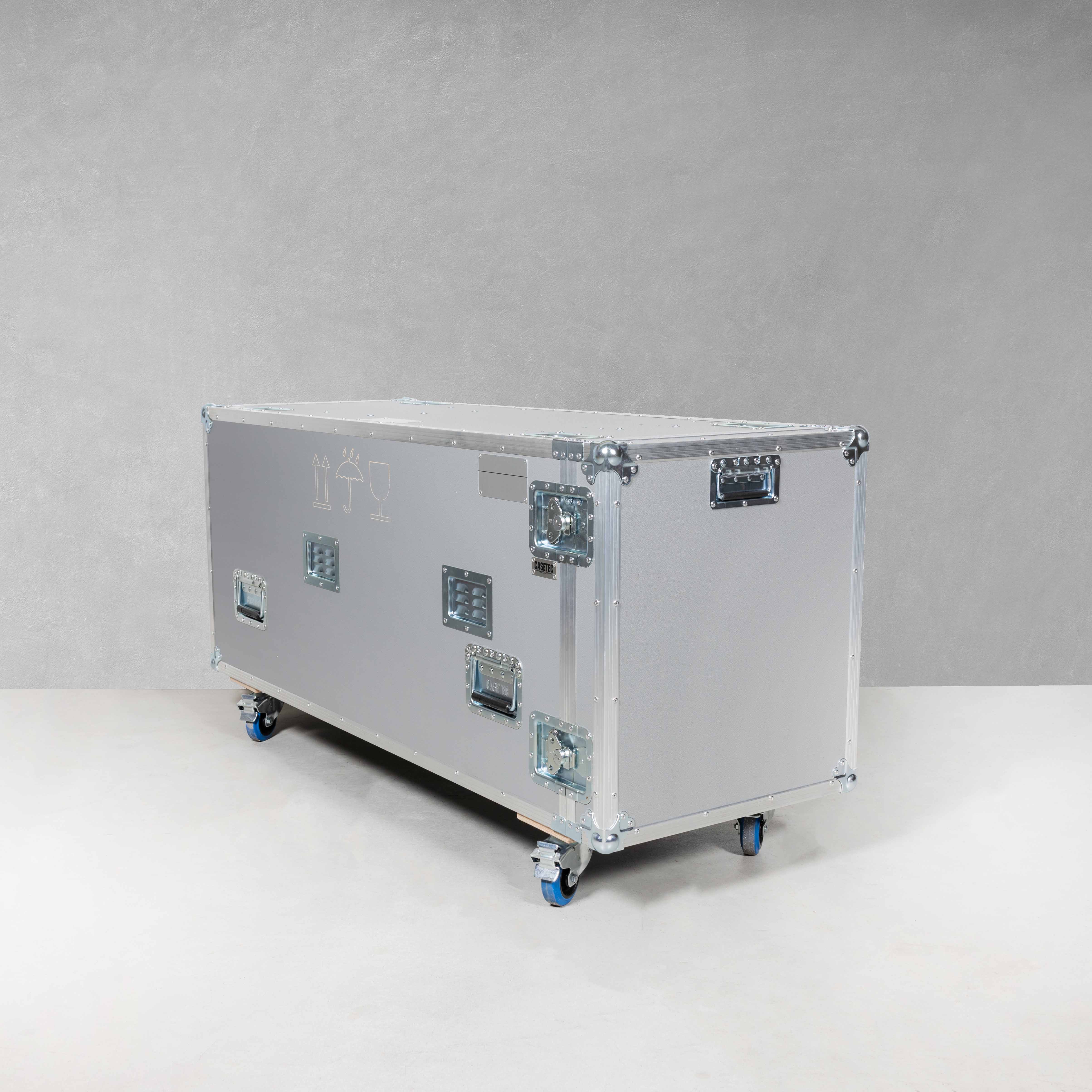 Infiled Modules Lock Together Push-Pull Flightcase für 4x 100x50cm LED-Module INFILED AR3.9plus