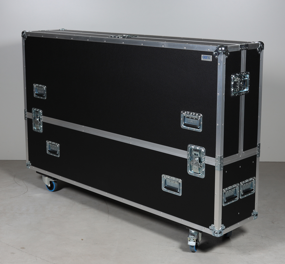 Flightcase für 2x 75" Flachbildschirme Samsung QM75R (Eco Version) Flightcase für 2x 75" Flachbildschirme Samsung QM75R (Eco Version)