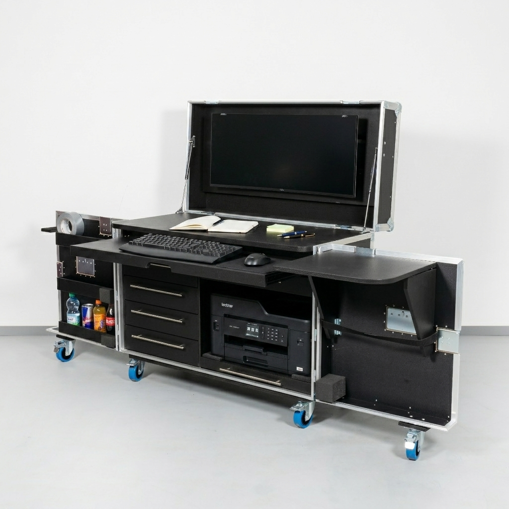 Toolcase mit Schubladen und Druckerauszug 120cm Breite