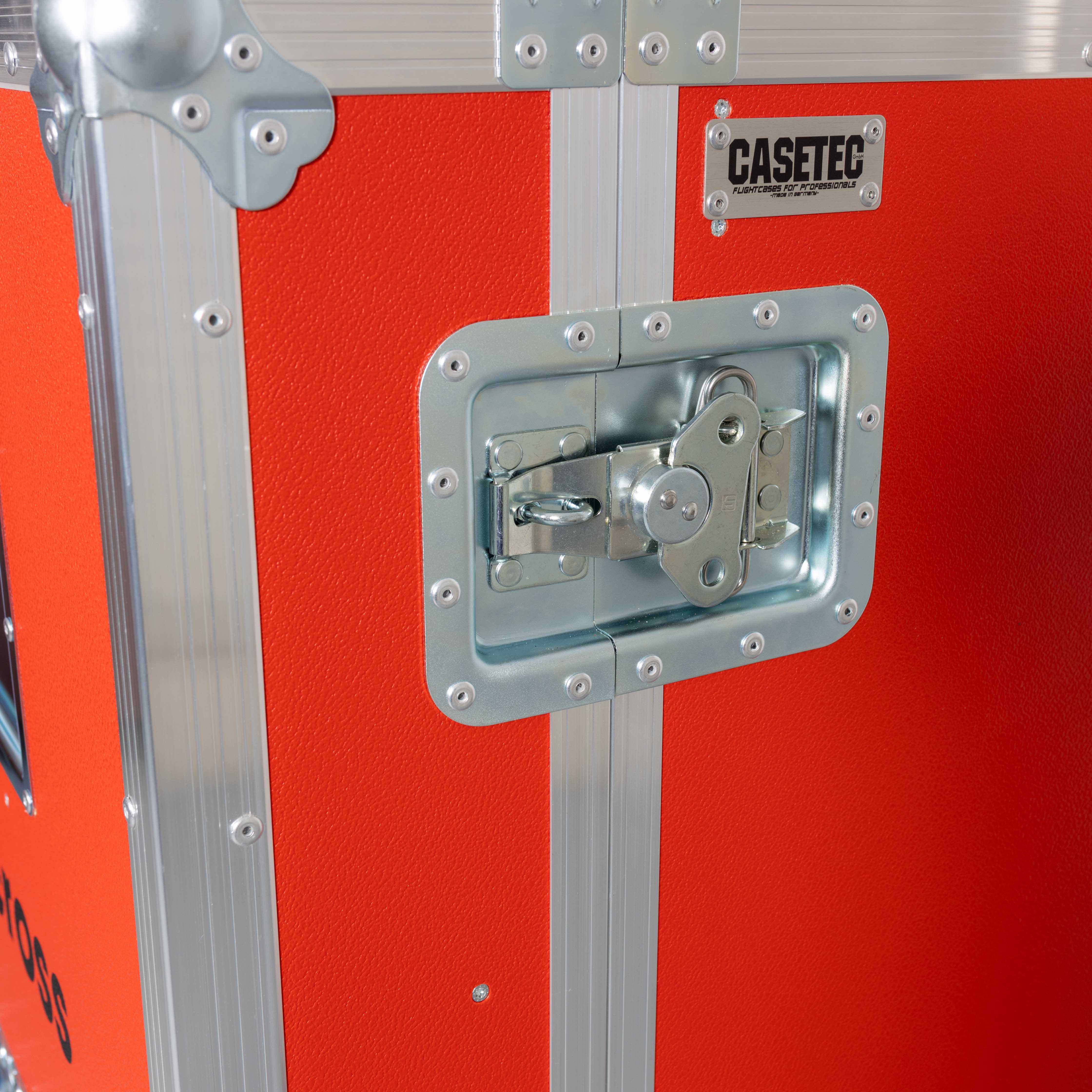 Schrankcase für 5 Euroboxen (Kunststoffboxen) V.2 WAWI Rack & Case Gr. L (ohne Tisch im Deckel)